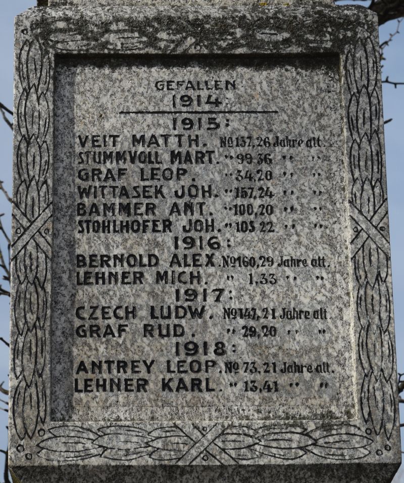 Kriegerdenkmal Kriegstote 1.WK