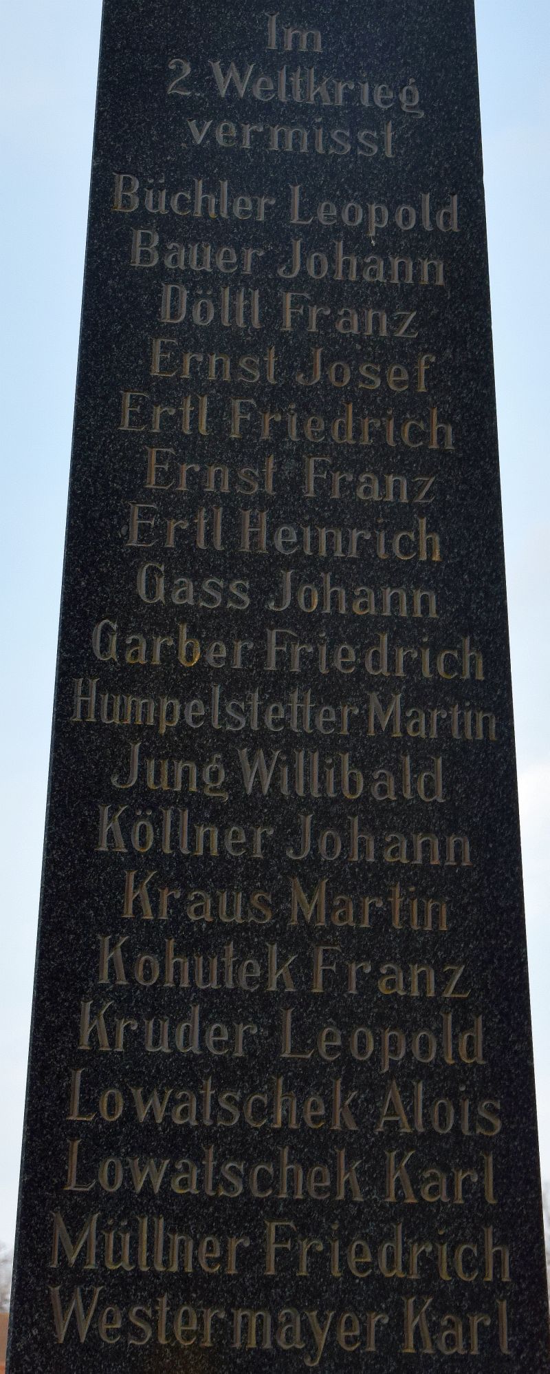 Kriegerdenkmal; Kriegstote