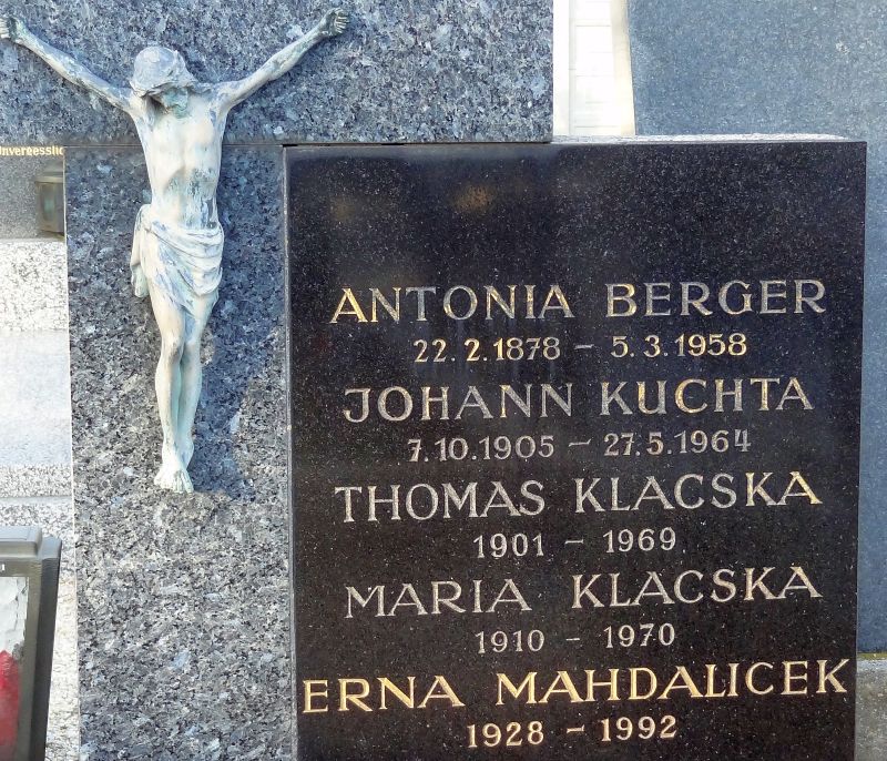 Berger; Kuchta; Klacska; Mahdalicek