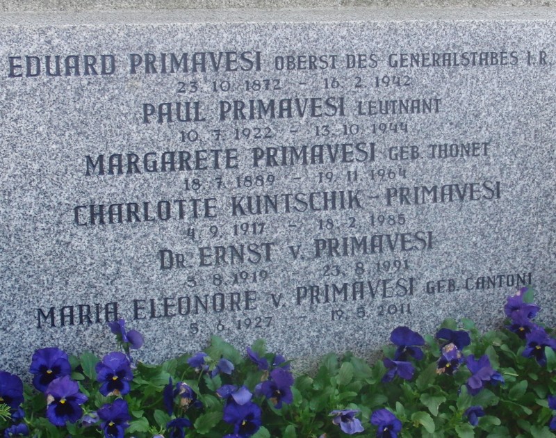 Primavesi; Thonet; Cantoni; Kuntschik-Primavesi