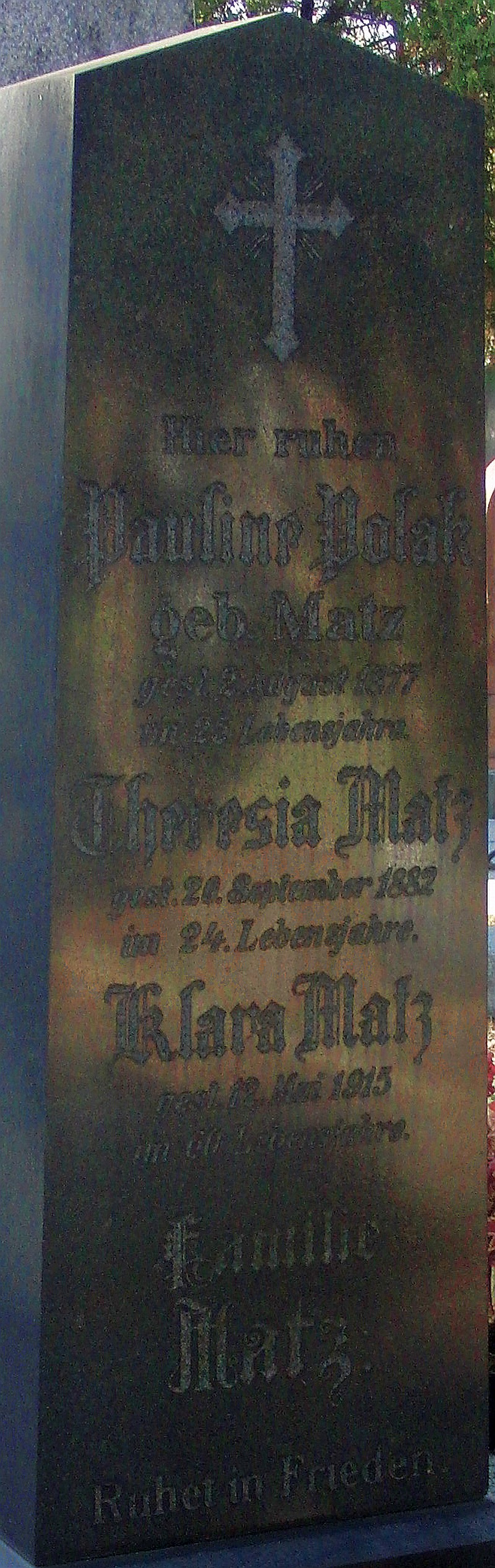 Matz; Polak geb. Matz
