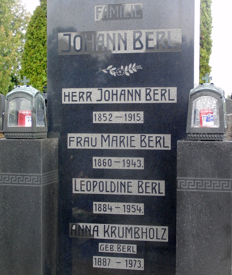 Berl; Krumbholz geb. Berl