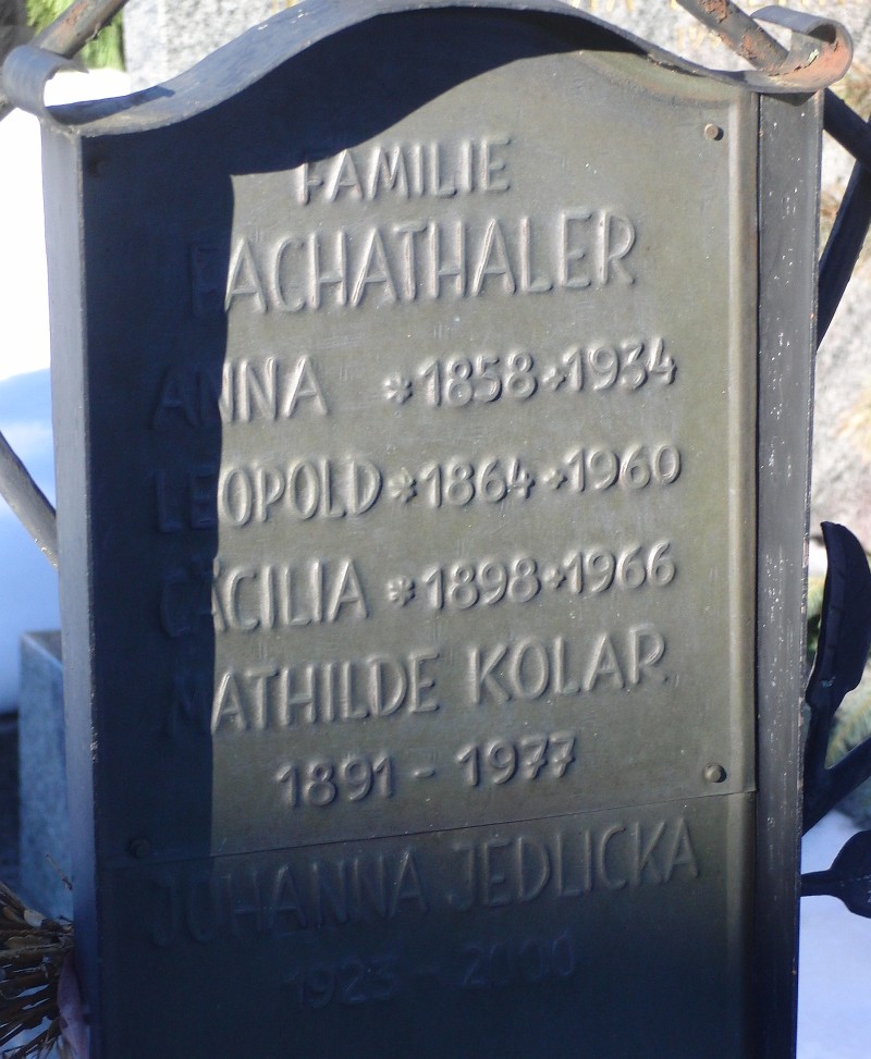 Fachathaler; Kolar; Jedlicka