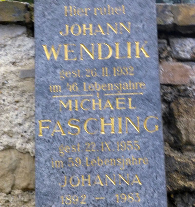 Wendlik; Fasching