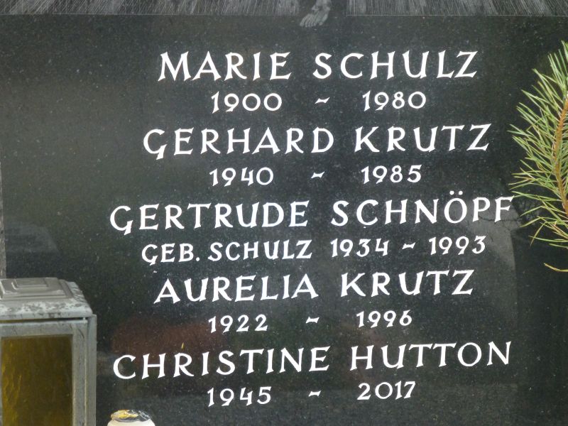 Schulz; Schnöpf; Krutz; Hutton