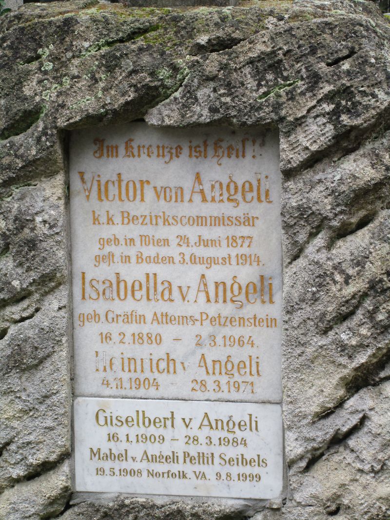 von Angeli; von Attems-Petzenstein; von Angeli Pettit Seibels