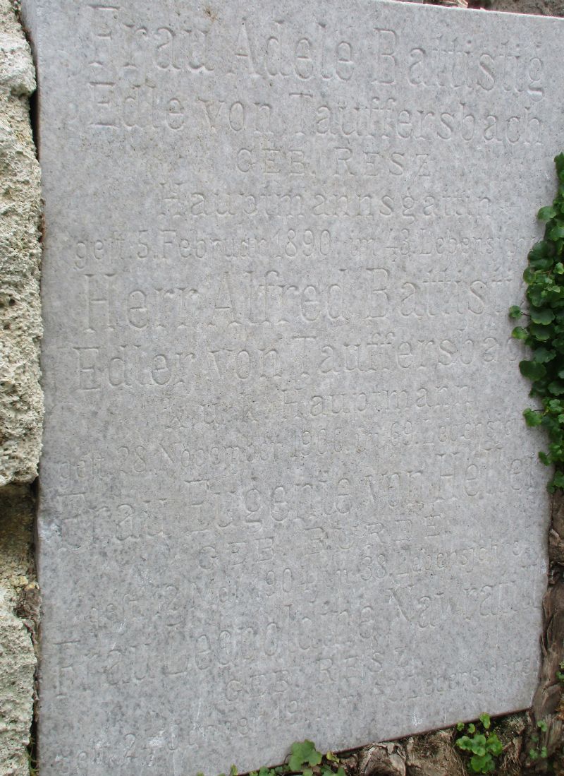 Battistig von Tauffersbach; Resz; von Heller; Nawratill