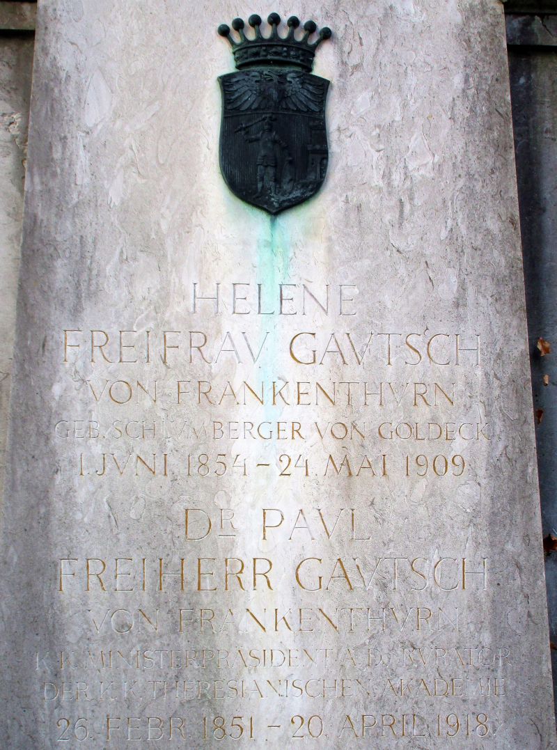 Gautsch von Frankenthurn; Schlumberger von Goldeck; Festetics de Tolna; von Zedtwitz
