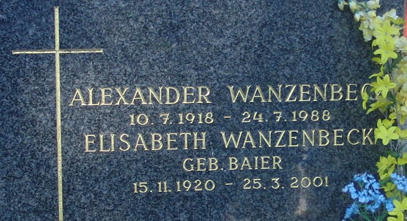 Wanzenbeck; Wanzenbeck geb. Baier