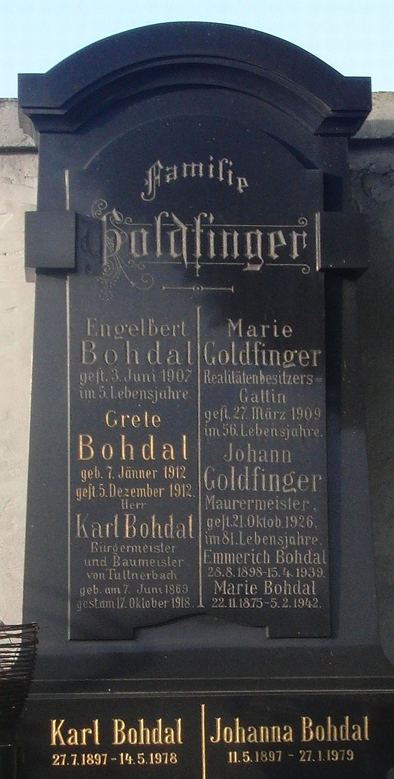 Goldfinger; Bohdal