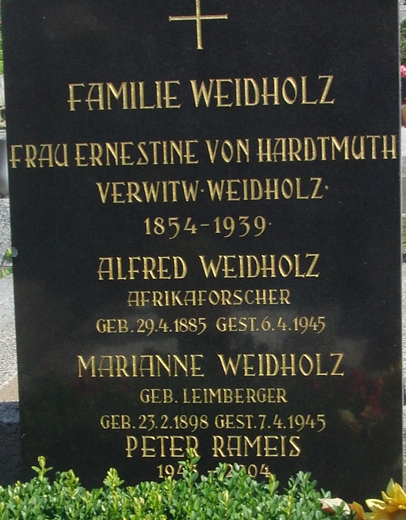 Weidholz; von Hardtmuth verw. Weidholz; Rameis; Weidholz geb. Leimberger