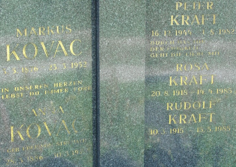 Kovac; Kovac geb. von Stremayr; Kraft