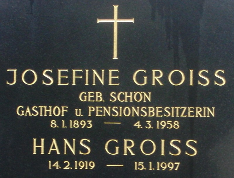 Groiss; Groiss geb. Schön