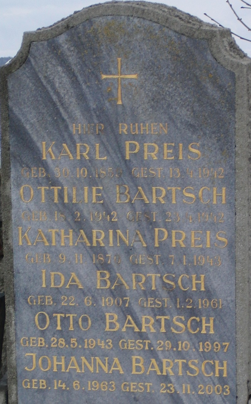 Preis; Bartsch