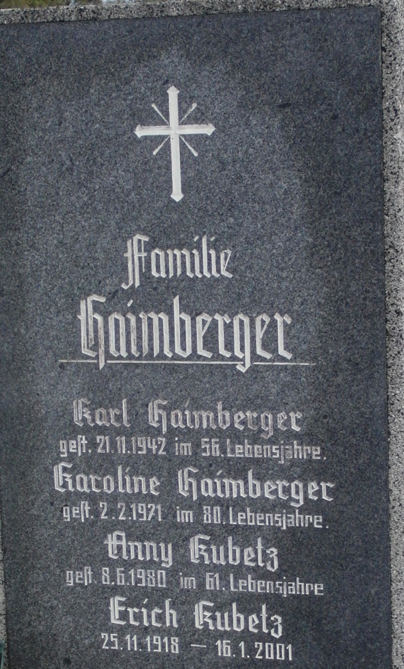 Haimberger; Kubetz