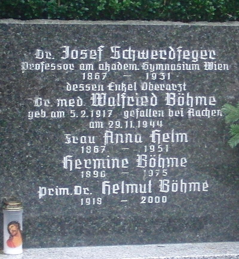 Schwerdfeger; Böhme; Helm