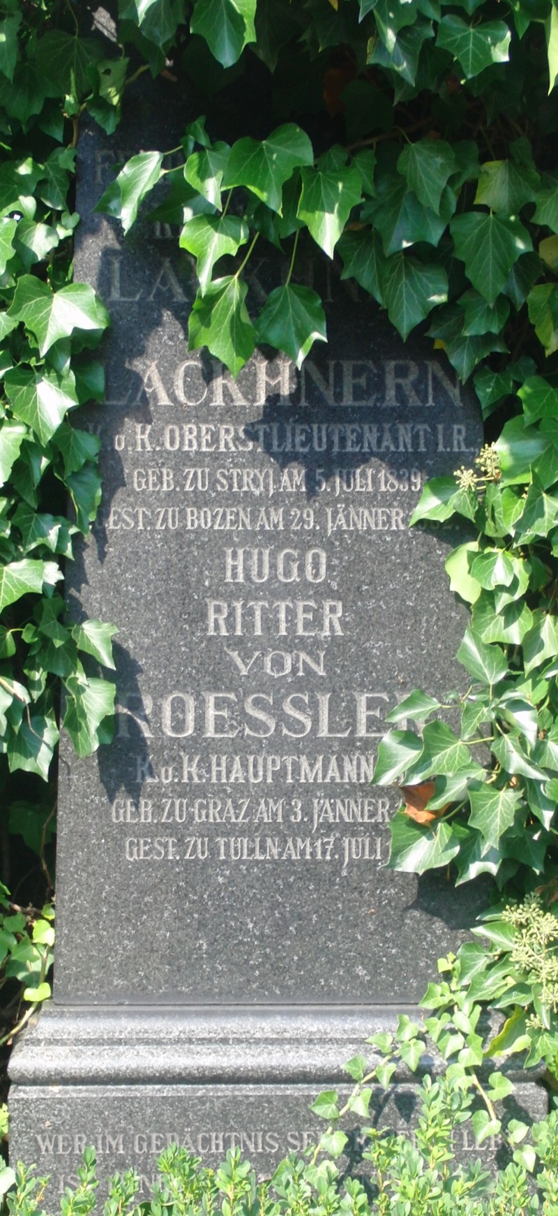 von Lackhnern; von Roessler