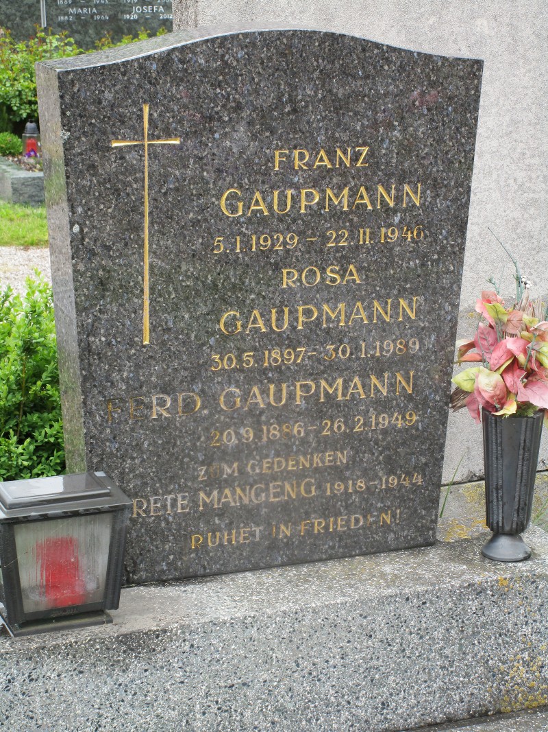 Gaupmann; Mangeng