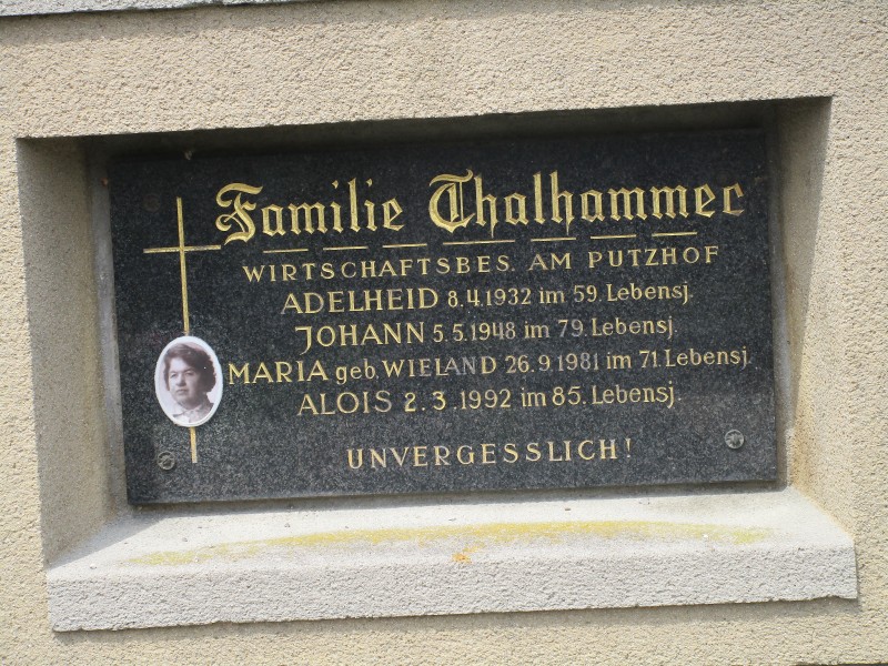Thalhammer; Putzhof; Wieland