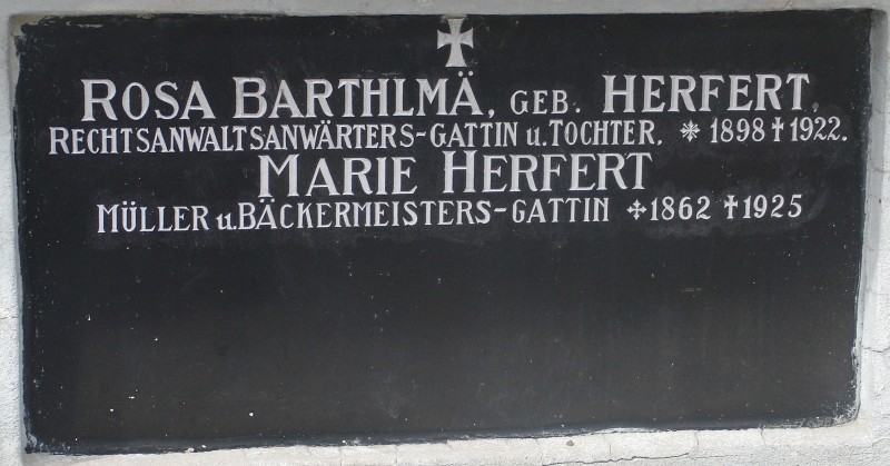 Barthlmä geb. Herfert; Herfert