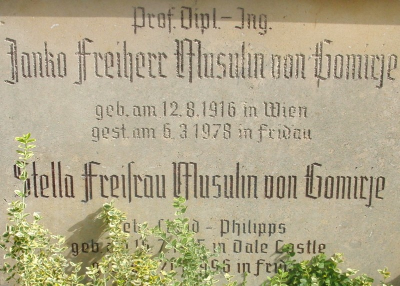 Musulin von Gomirje; Musulin von Gomirje geb. Philipps