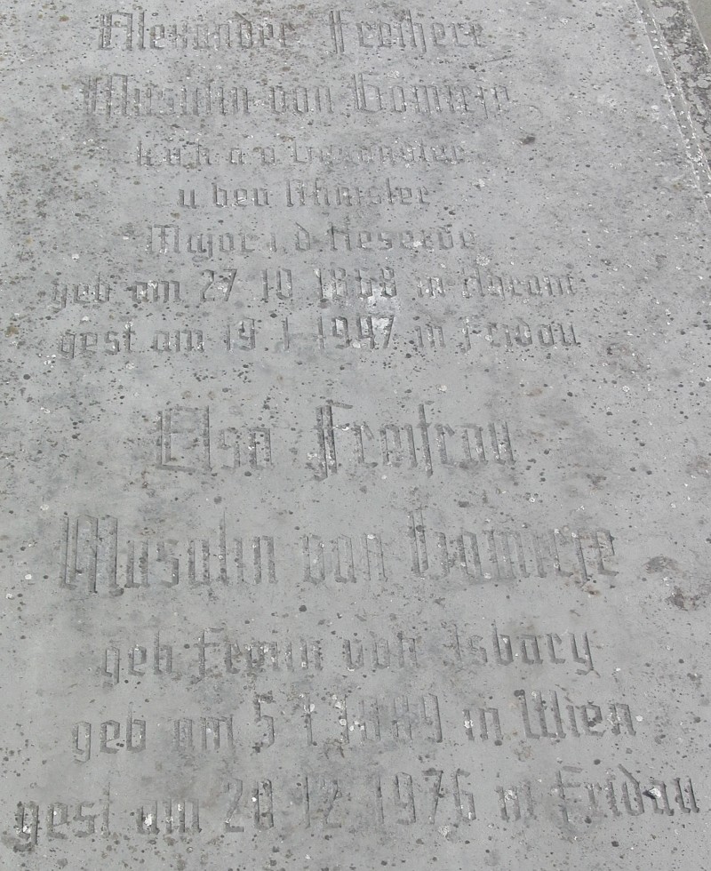 Musulin von Gomirje; Musulin von Gomirje geb. von Isbary