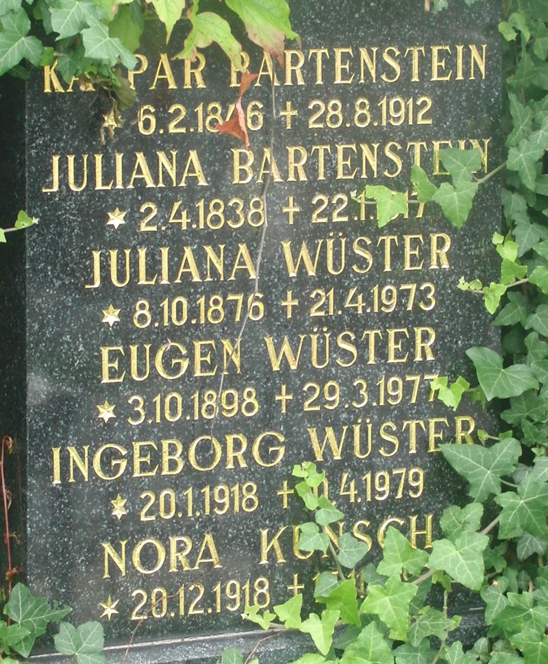 Bartenstein; Wüster; Kunsch