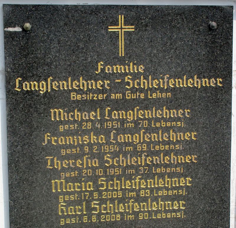 Langsenlehner; Schleifenlehner