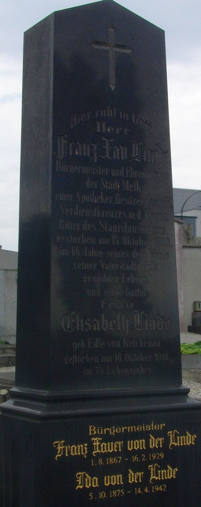 von der Linde; von der Linde geb. von Reichenau