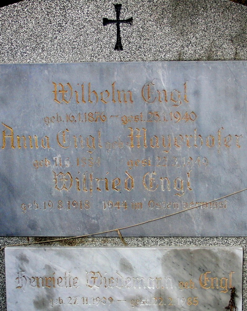 Engl; Mayerhofer; Wiedemann geb. Engl