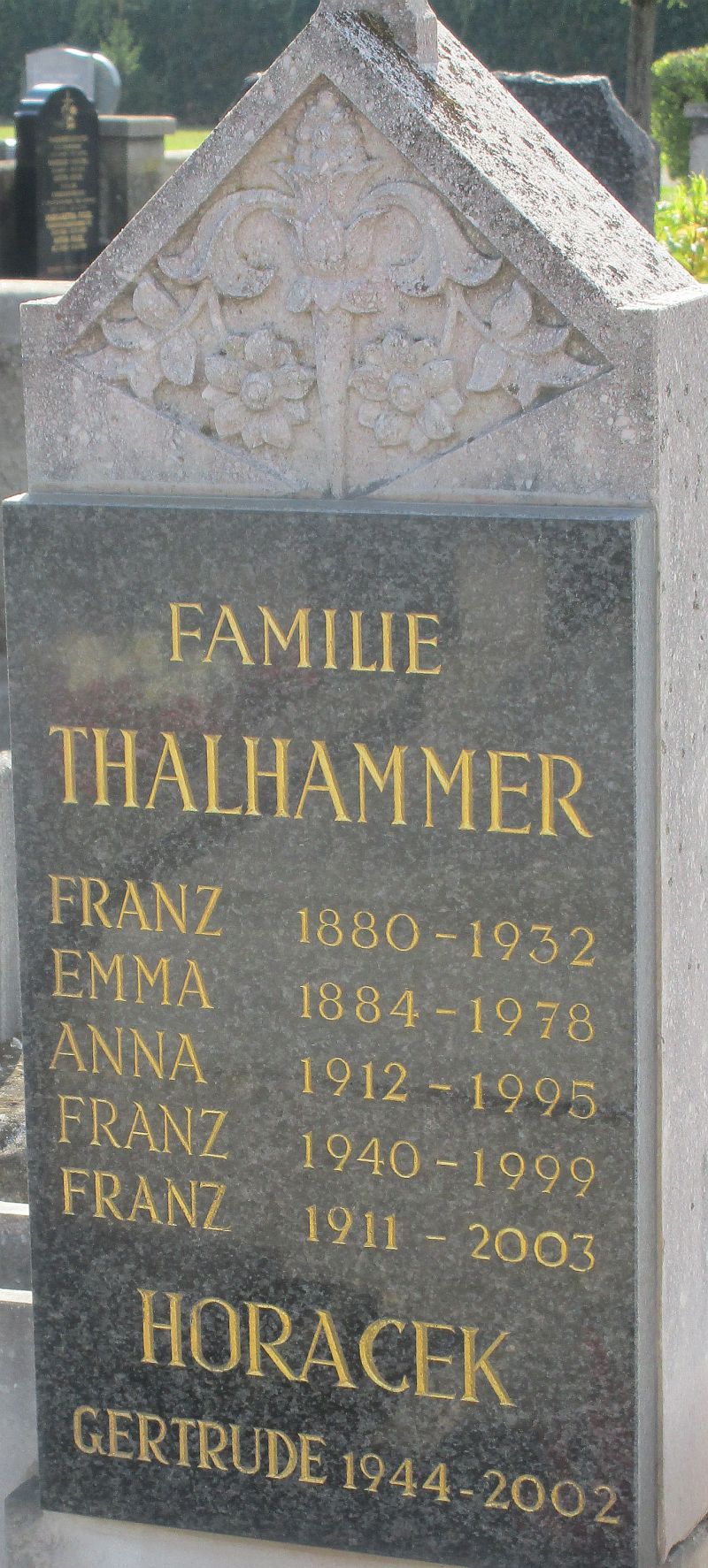 Thalhammer; Horacek