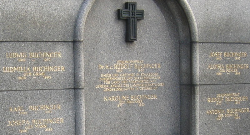 Buchinger; Buchinger geb. Mann; Buchinger geb. Bruckner; Buchinger geb. Pichler; Buchinger geb. Doppler