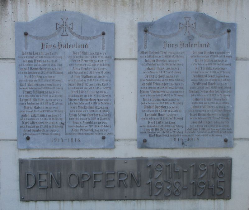Kriegerdenkmal Königstetten