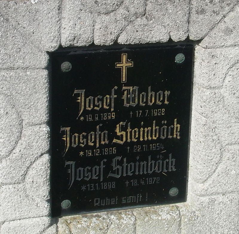 Weber; Steinböck