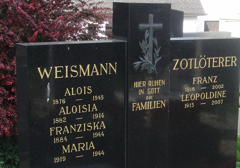 Zotlöterer; Weismann