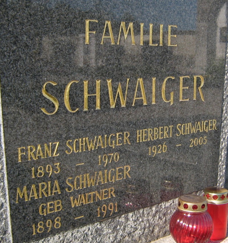 Schwaiger; Schwaiger geb. Waltner