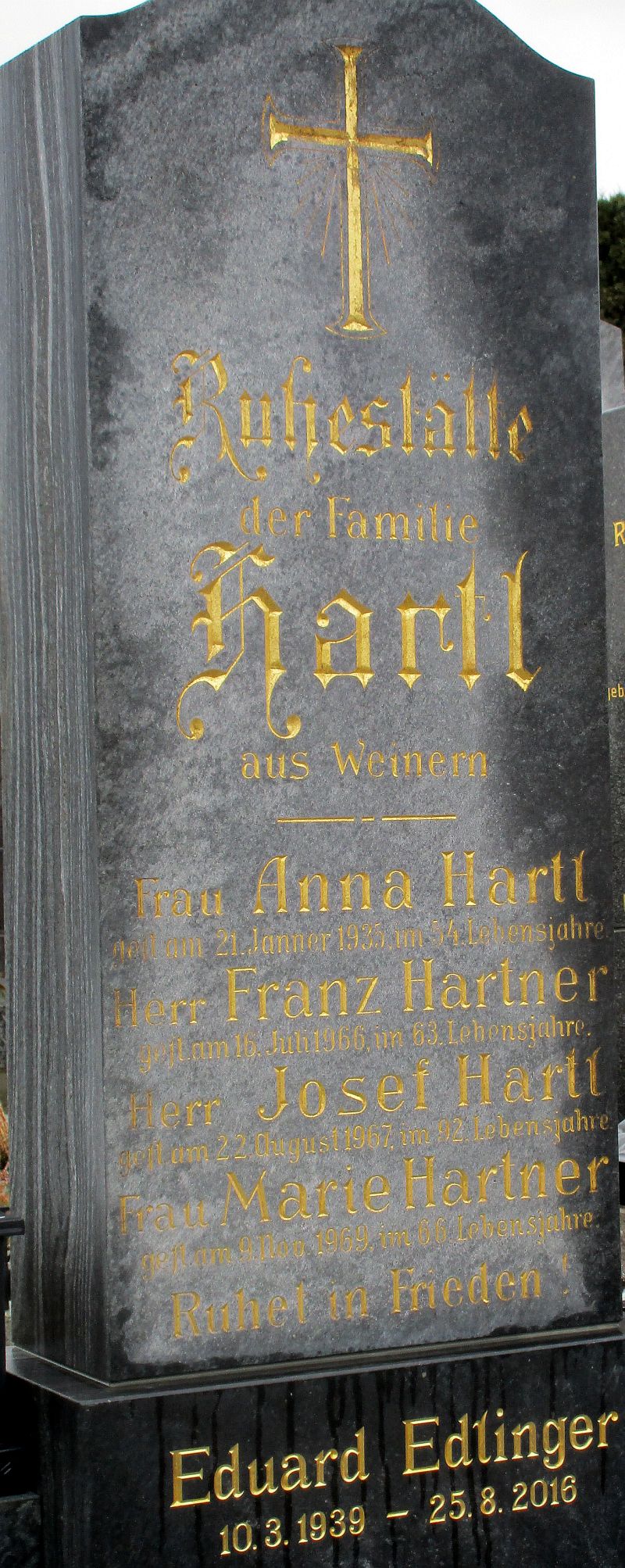 Hartl; Hartner; Edlinger