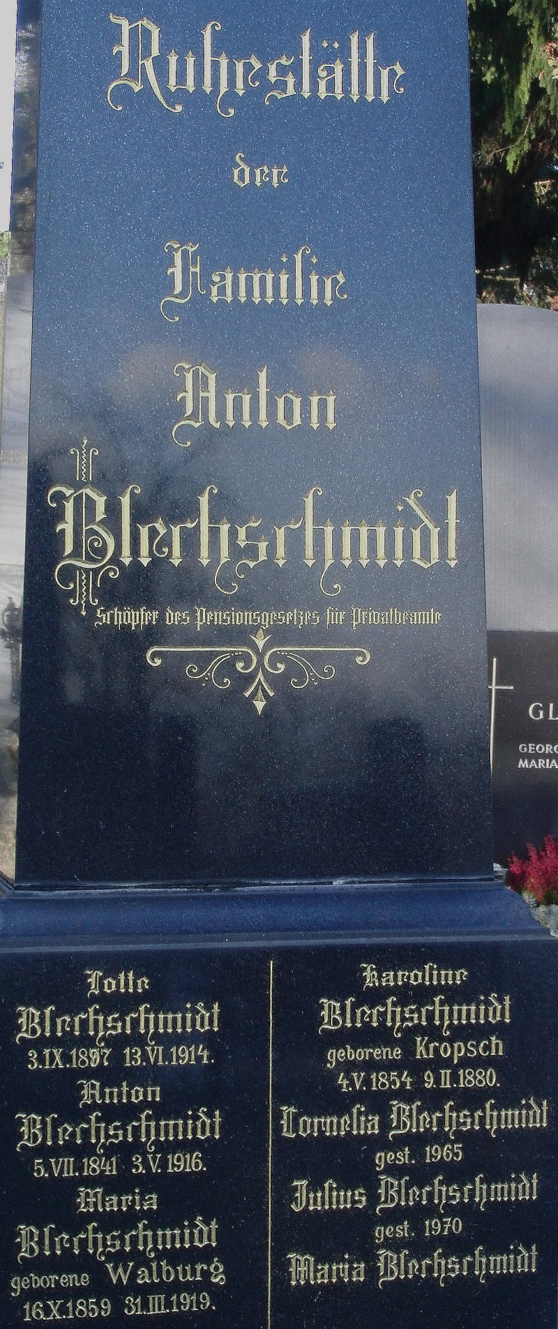 Blechschmidt; Blechschmidt geb. Walburg; Blechschmidt geb. Kropsch
