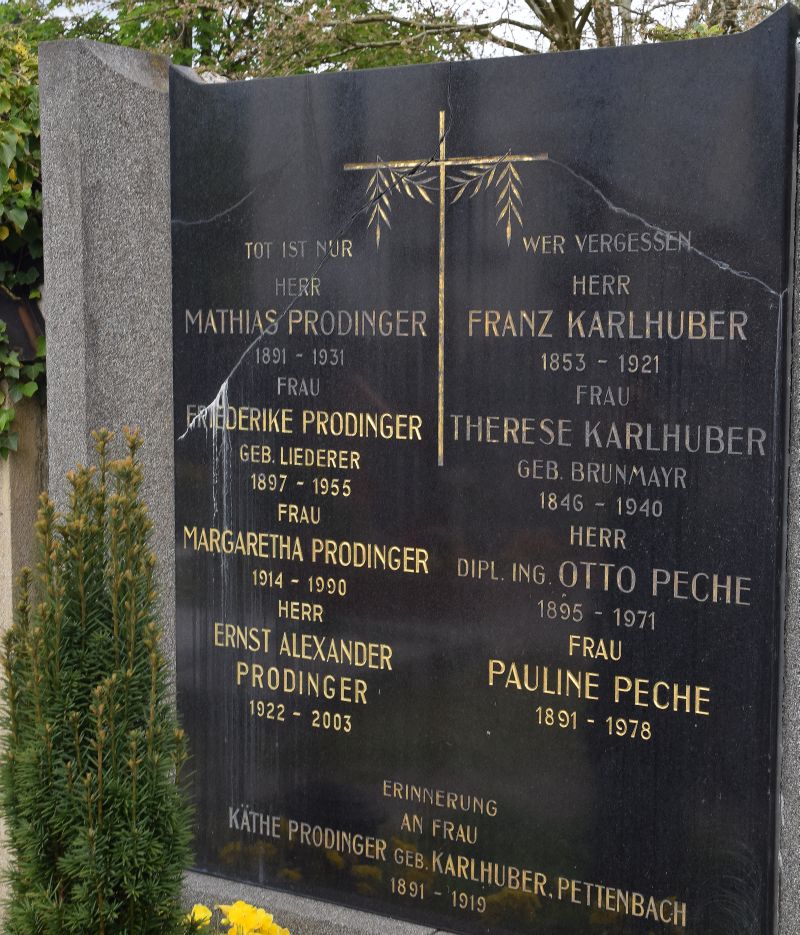Prodinger; Liederer; Karlhuber; Peche