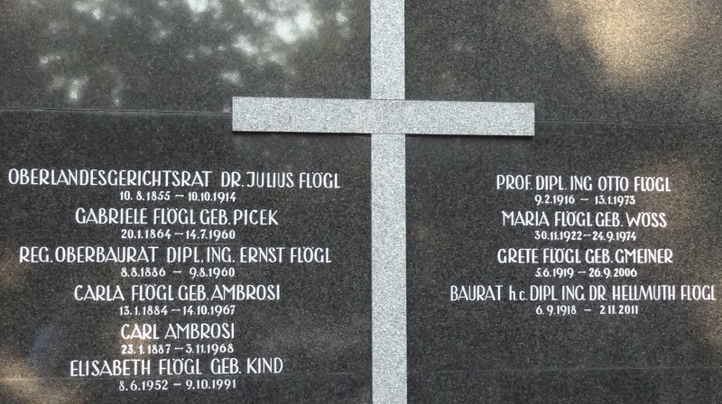 Flögl; Flögl geb. Ambrosi; Flögl geb. Kind; Flögl geb. Wöss; Flögl geb. Gmeiner