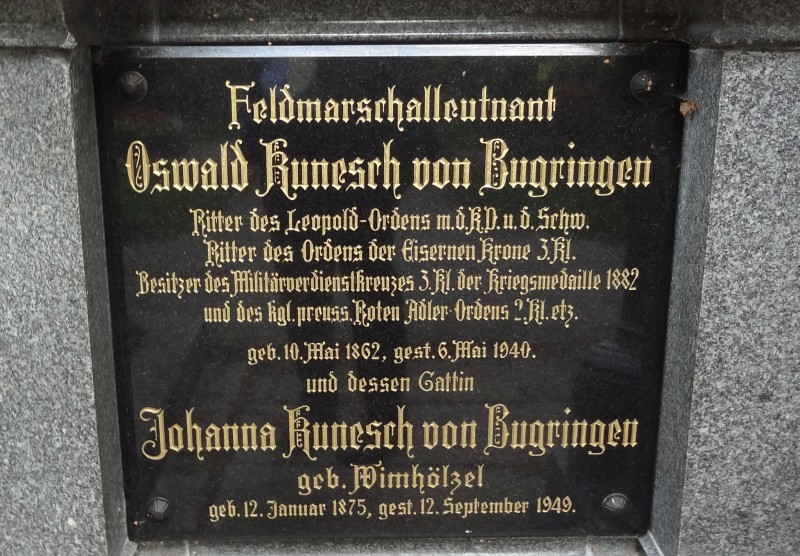 Kunesch von Bugringen; Kunesch von Bugringen geb. Wimhölzel