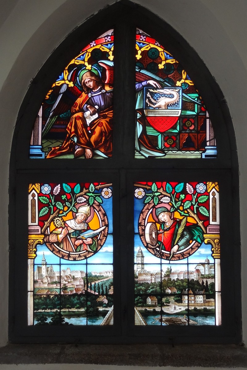 Glasfenster; Enns