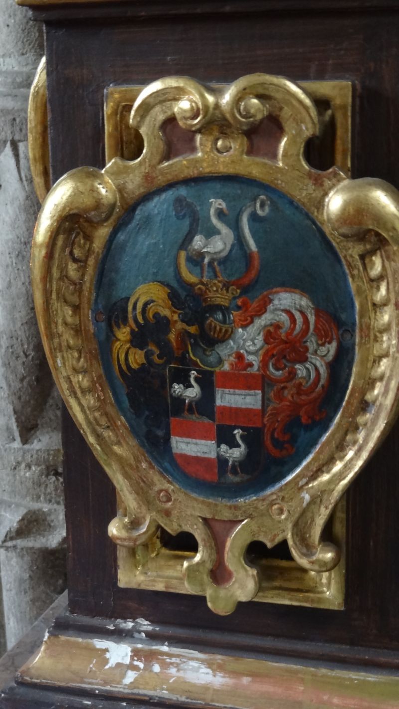 Katholische Kirche Lauffen (Maria im Schatten) - Altar 02; Wappen links