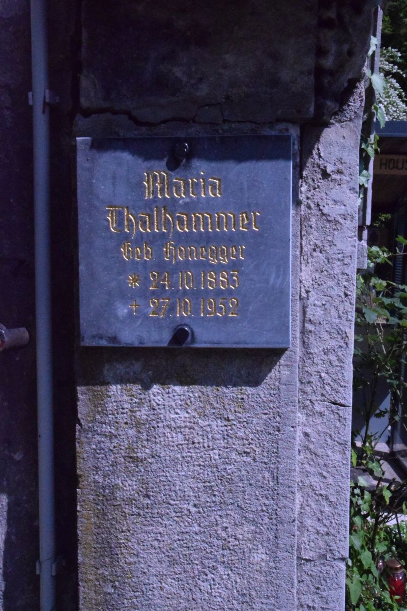 Thalhammer geb. Honegger