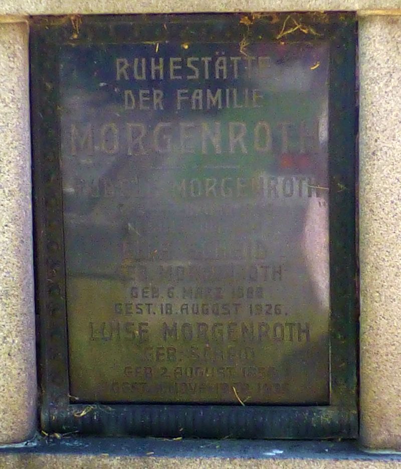 Morgenroth; Scheid