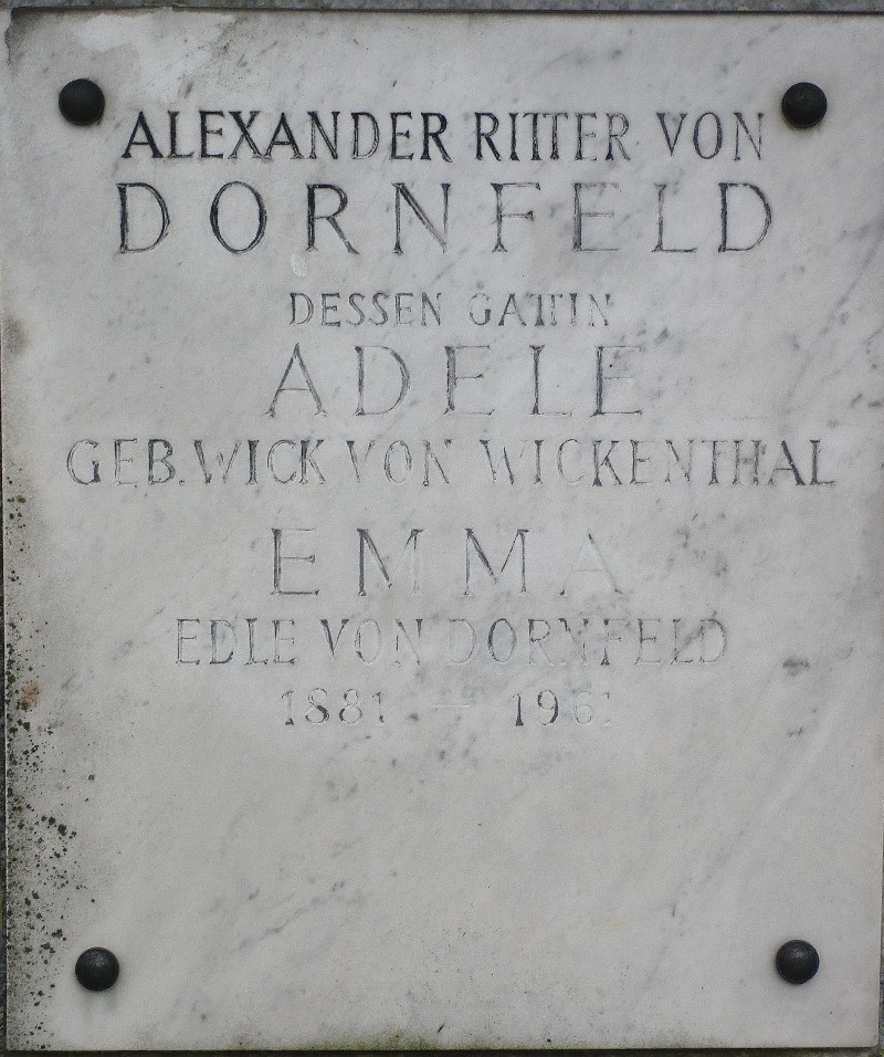 von Dornfeld; von Dornfeld geb. Wick von Wickenthal