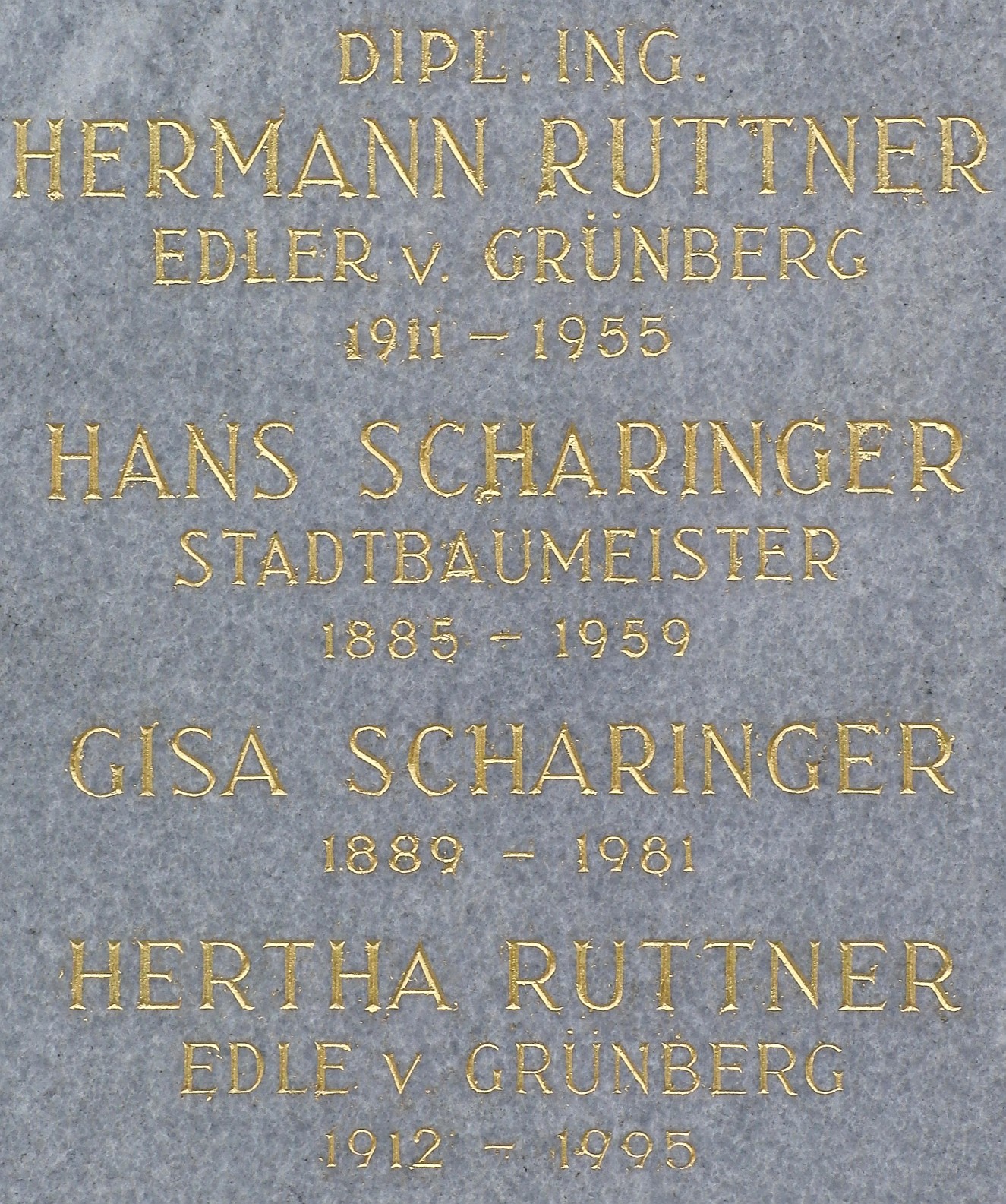 Ruttner von Grünberg; Scharinger