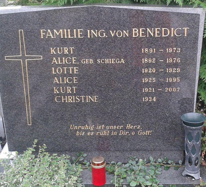 von Benedict; Schiega