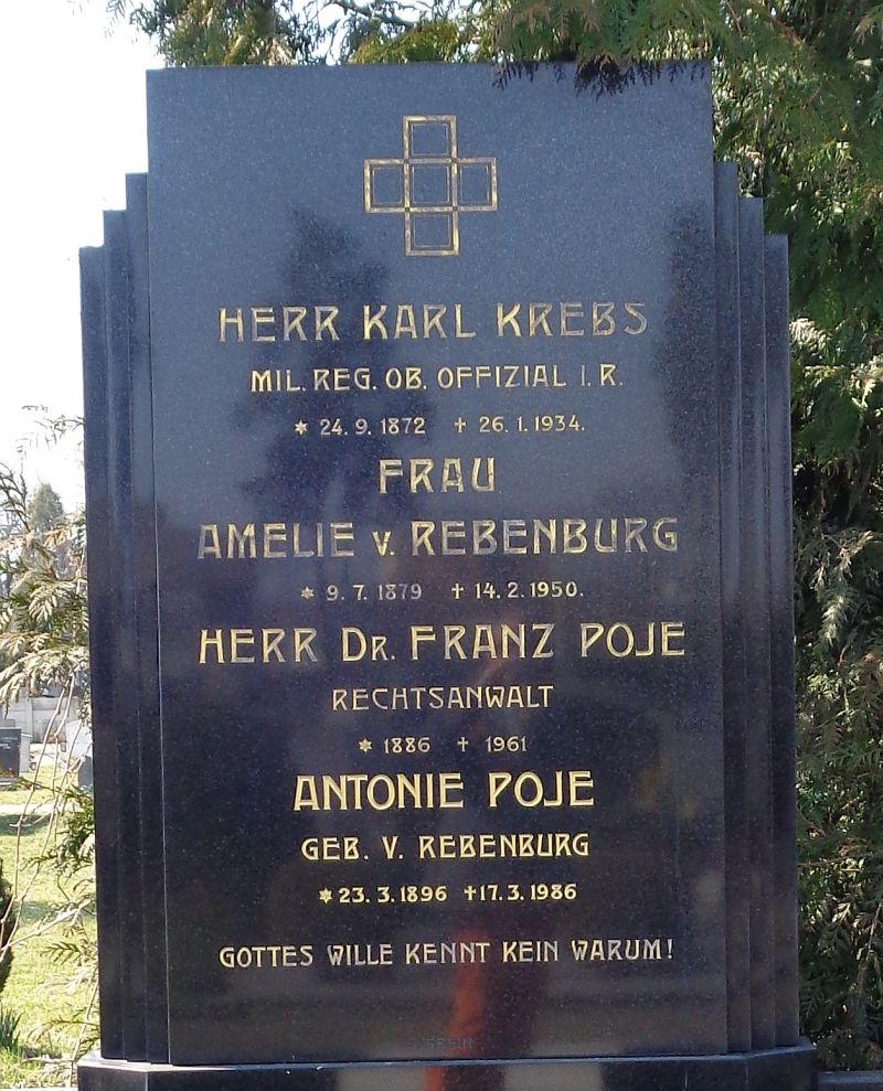 Krebs; Poje; von Rebenburg