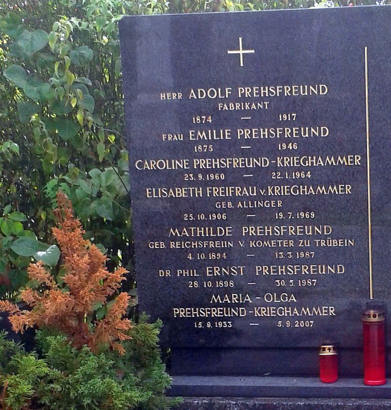 Prehsfreund; von Krieghammer; Allinger; von Kometer zu Trübein